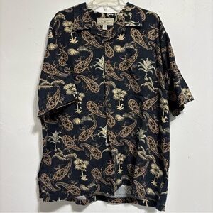 ClearWater Outfitters Men's Button Front Short Sleeve Casual Shirt XL Cotton